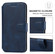 iPhone 14 Shockproof PU + TPU Leather Phone Case - Dark Blue