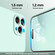 iPhone 14 Silicone Suction Cup MagSafe Phone Case with Screen Film - Mint Green