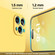 iPhone 14 Silicone Suction Cup MagSafe Phone Case with Screen Film - Yellow