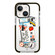 iPhone 14 Simple Illustration Pattern Full Coverage Phone Case - Travel Ticket C