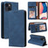 iPhone 14 Simple Suction Closure Horizontal Flip Leather Case - Blue