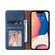 iPhone 14 Simple Suction Closure Horizontal Flip Leather Case - Blue