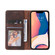 iPhone 14 Simple Suction Closure Horizontal Flip Leather Case - Brown