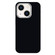 iPhone 14 Skin Feel Fine Leather Texture Metal Lens Frame MagSafe Phone Case - Dark Blue