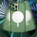 iPhone 14 Skin Feel TPU + Frosted PC MagSafe Phone Case - Green