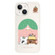 iPhone 14 Skin Feeling Jelly TPU Hybrid PC Phone Case - Birthday Puppy Beige