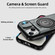 iPhone 14 Sliding Camshield TPU Hybrid PC Magnetic Holder Phone Case - Grey