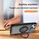 iPhone 14 Sliding Camshield TPU Hybrid PC Magnetic Holder Phone Case - Grey