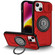 iPhone 14 Sliding Camshield TPU Hybrid PC Magnetic Holder Phone Case - Red