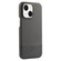 iPhone 14 Stitching Cloth PU Shockproof Phone Case - Grey