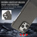 iPhone 14 Stitching Cloth PU Shockproof Phone Case - Grey