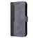iPhone 14 Stitching-color Leather Phone Case - Grey