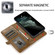 iPhone 14 Strong Magnetic Detachable Leather Case - Brown