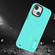 iPhone 14 Terminator MagSafe Magnetic Holder Phone Case - Transparent Cyan-blue