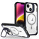 iPhone 14 Transparent Acrylic MagSafe Lens Holder Phone Case - Navy
