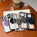 iPhone 14 Transparent MagSafe Magnetic Holder Phone Case - Black