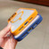 iPhone 14 U1 Invisible Lens Holder Acrylic + TPU MagSafe Magnetic Phone Case - Orange
