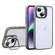 iPhone 14 U1 Invisible Lens Holder Acrylic + TPU Shockproof Phone Case - Grey