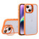 iPhone 14 U1 Invisible Lens Holder Acrylic + TPU Shockproof Phone Case - Orange
