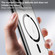 iPhone 14 Vacuum Airbag Y1 Series Transparent MagSafe Magnetic Phone Case - Orange