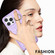 iPhone 14 Vertical Card Bag Ring Holder Phone Case with Dual Lanyard - Purple