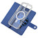 iPhone 14 ViLi GHB-C Series RFID MagSafe Magnetic Flip Leather Phone Case - Blue