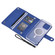 iPhone 14 ViLi GHB-C Series RFID MagSafe Magnetic Flip Leather Phone Case - Blue