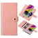iPhone 14 ViLi GHB-C Series RFID MagSafe Magnetic Flip Leather Phone Case - Pink