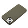 iPhone 14 Wheat MagSafe Magnetic Straw Material + TPU Phone Case - Army Green