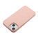 iPhone 14 Wheat MagSafe Magnetic Straw Material + TPU Phone Case - Pink