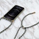 iPhone 14 Wheat Straw Material + TPU Shockproof Phone Case with Neck Lanyard - Dark Green