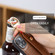iPhone 14 Wristband Leather Back Phone Case - Blue