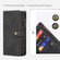 iPhone 14 Zipper Wallet Magnetic Detachable Leather Phone Case - Black