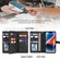 iPhone 14 Zipper Wallet Magnetic Detachable Leather Phone Case - Black