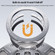 iPhone 14 Pro Max / 13 Pro Max Aluminum Alloy Borderless MagSafe Rotating Holder Phone Case - Silver