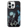iPhone 14 Pro Max 2 in 1 Aurora Electroplating Frame Phone Case - Sunrise Black