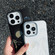 iPhone 14 Pro Max 2 in 1 Aurora Electroplating Frame Phone Case - Sunrise Black