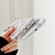 iPhone 14 Pro Max 2 in 1 Detachable Marble Pattern Phone Case - Black White