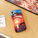 iPhone 14 Pro Max 2 in 1 Detachable Oil Painting Sea Pattern Phone Case - Red