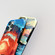 iPhone 14 Pro Max 2 in 1 Detachable Oil Painting Sea Pattern Phone Case - Red