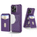 iPhone 14 Pro Max 2-in-1 Magnetic Wallet MagSafe Leather Back Phone Case - Purple