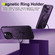 iPhone 14 Pro Max 3 in 1 Skin Feel MagSafe Holder Phone Case - Purple