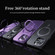 iPhone 14 Pro Max 360 Rotating MagSafe Magnetic Skin Feel Phone Case - Purple