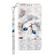iPhone 14 Pro Max 3D Painted Leather Phone Case - Reflection White Cat
