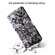 iPhone 14 Pro Max 3D Painting Pattern Coloured Drawing Leather Phone Case - Black Lace