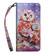 iPhone 14 Pro Max 3D Painting Pattern Coloured Drawing Leather Phone Case - Colorful Owl
