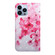 iPhone 14 Pro Max 3D Painting Pattern Coloured Drawing Leather Phone Case - Red Flower