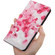 iPhone 14 Pro Max 3D Painting Pattern Coloured Drawing Leather Phone Case - Red Flower