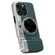 iPhone 14 Pro Max 3D Retro Bluetooth Camera Magsafe Mirror Phone Case - Dark Green