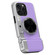 iPhone 14 Pro Max 3D Retro Bluetooth Camera Magsafe Mirror Phone Case - Lavender Purple